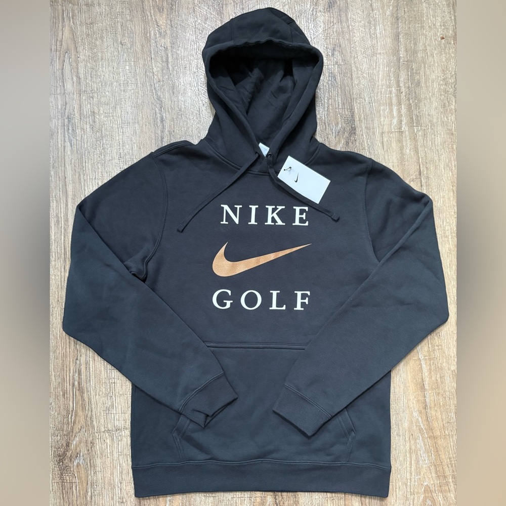 Nike Golf Swoosh Hoodie Black Men’s Sz Small M31777